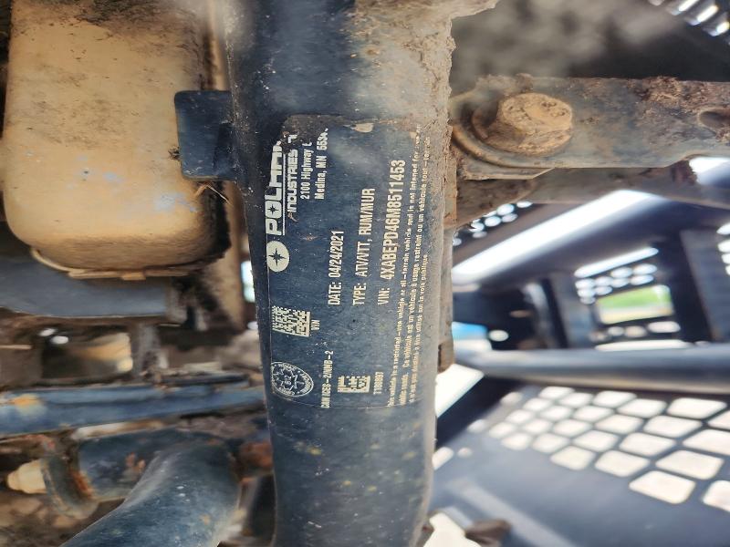 Aukcja sprzedaży 2021 Polaris Ranger, vin: 4XABEPD46M8511453, numer aukcji: 66267736
