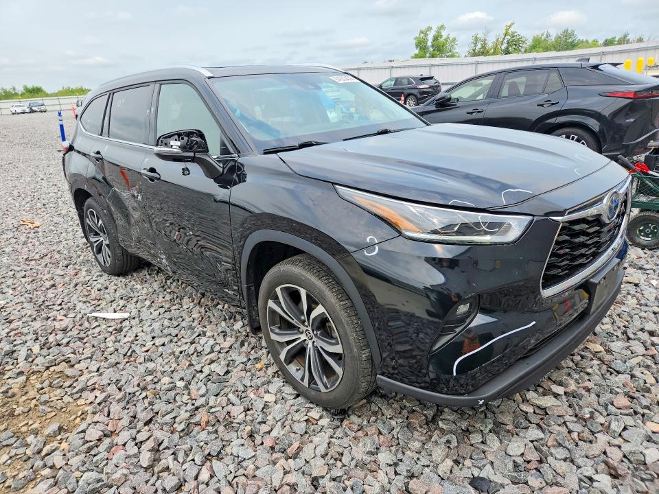 64333436 :رقم المزاد ، 5TDXBRCH2PS573326 vin ، 2023 Toyota Highlander Hybrid مزاد بيع