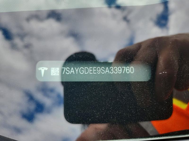 2025 Tesla Model Y მანქანა იყიდება აუქციონზე, vin: 7SAYGDEE9SA339760, აუქციონის ნომერი: 66497656