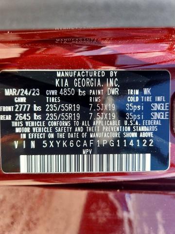 Продаж на аукціоні авто 2023 Kia Sportage, vin: 5XYK6CAF1PG114122, номер лоту: 62781356