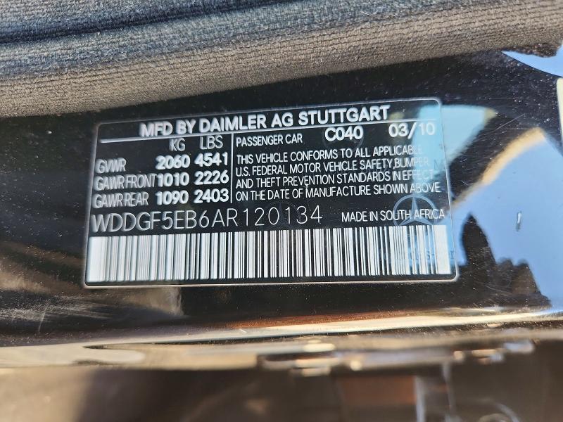 Продаж на аукціоні авто 2010 Mercedes-benz C, vin: WDDGF5EB6AR120134, номер лоту: 67201706