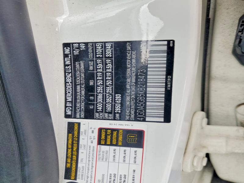 Продажа на аукционе авто 2019 Mercedes-benz Gle, vin: 4JGDA5GB5KB218473, номер лота: 63649906