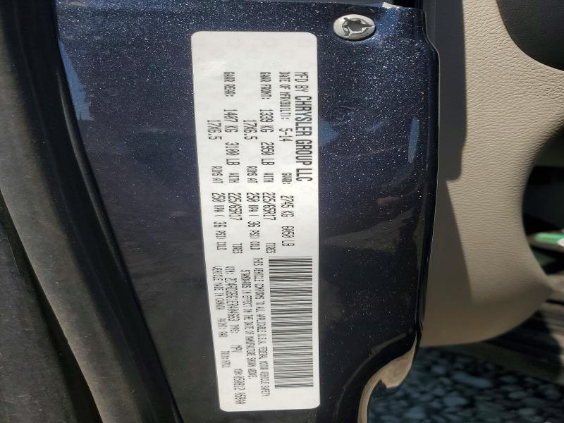 2014 Dodge Grand Caravan მანქანა იყიდება აუქციონზე, vin: 2C4RDGBG1ER404663, აუქციონის ნომერი: 66342256