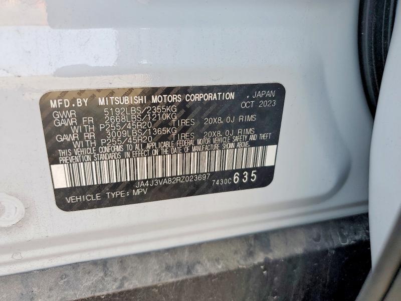 Aukcja sprzedaży 2024 Mitsubishi Outlander, vin: JA4J3VA82RZ023697, numer aukcji: 65117756