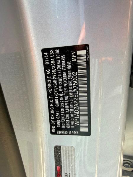 Aukcja sprzedaży 2014 Porsche Cayenne, vin: WP1AD2A22ELA75002, numer aukcji: 61452726