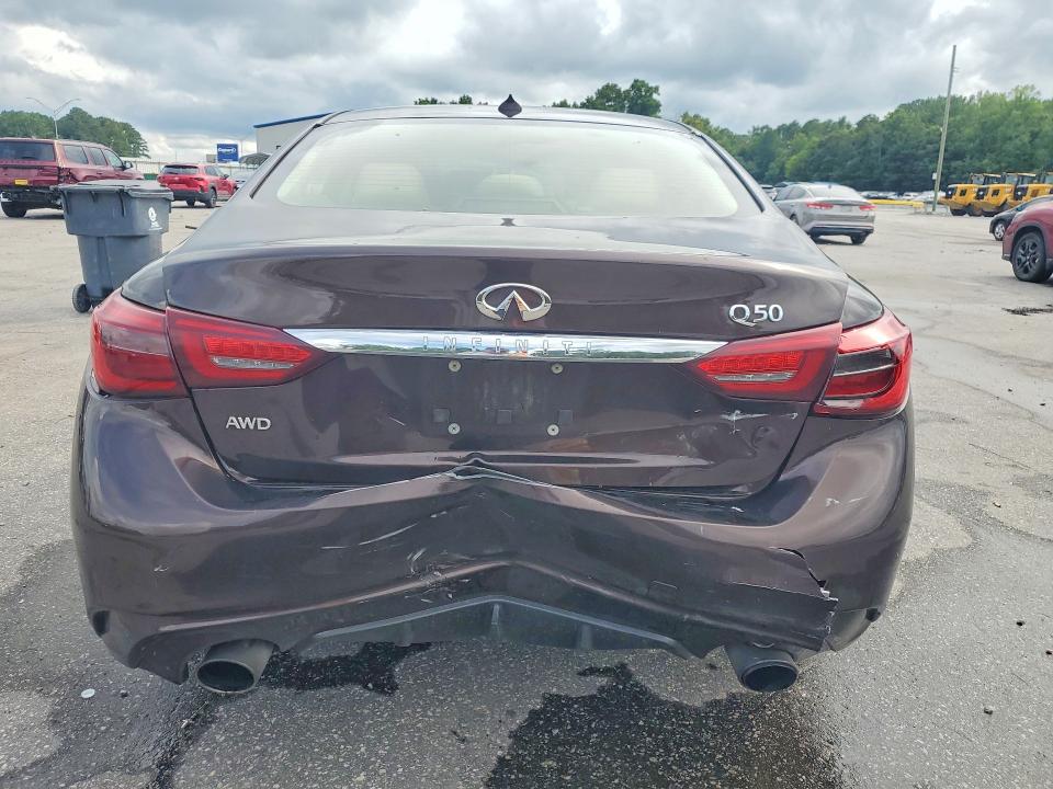 63471566 :رقم المزاد ، JN1EV7AR4KM552547 vin ، 2019 Infiniti Q50 مزاد بيع