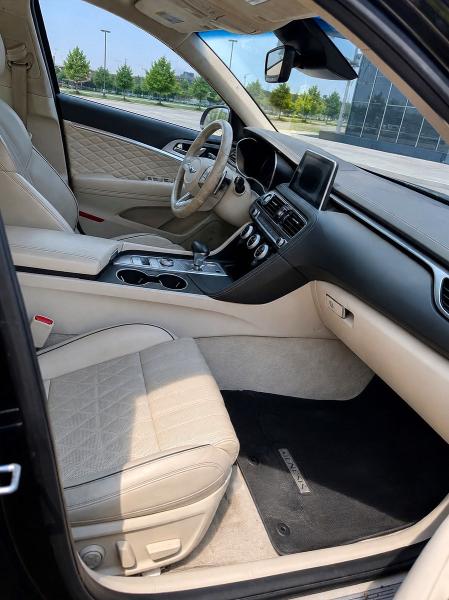 2019 Genesis G70 მანქანა იყიდება აუქციონზე, vin: KMTG34LE8KU015136, აუქციონის ნომერი: 65404206