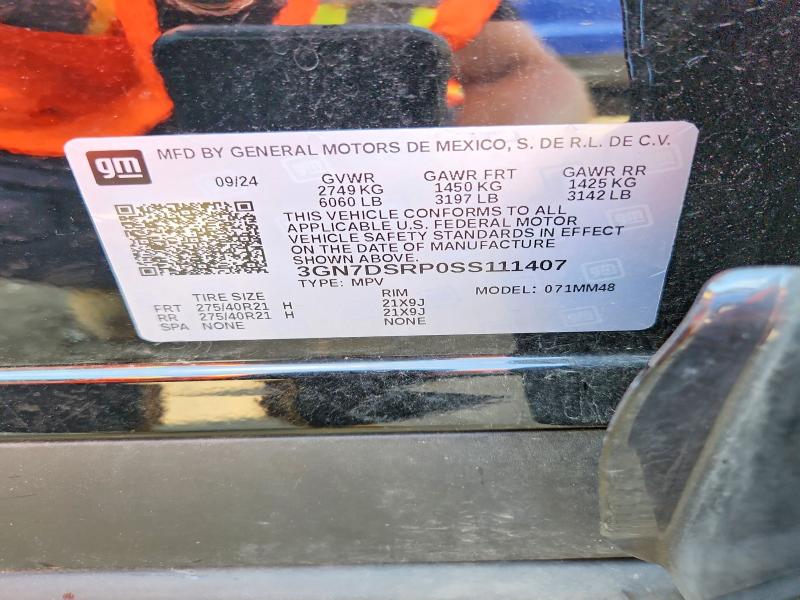 65682146 :رقم المزاد ، 3GN7DSRP0SS111407 vin ، 2025 Chevrolet Equinox مزاد بيع