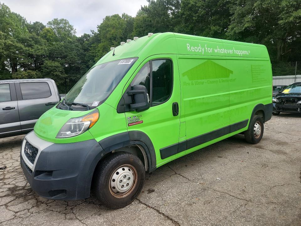 64978886 :رقم المزاد ، 3C6TRVDGXLE107907 vin ، 2020 Ram Promaster 2500 مزاد بيع