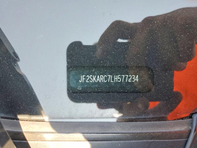 2020 Subaru Forester მანქანა იყიდება აუქციონზე, vin: JF2SKARC7LH577234, აუქციონის ნომერი: 65910926