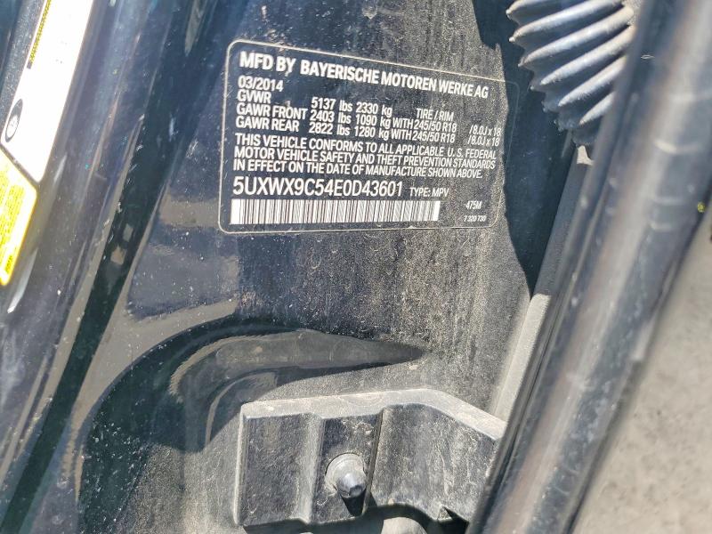 Продажа на аукционе авто 2014 Bmw X3, vin: 5UXWX9C54E0D43601, номер лота: 64724186