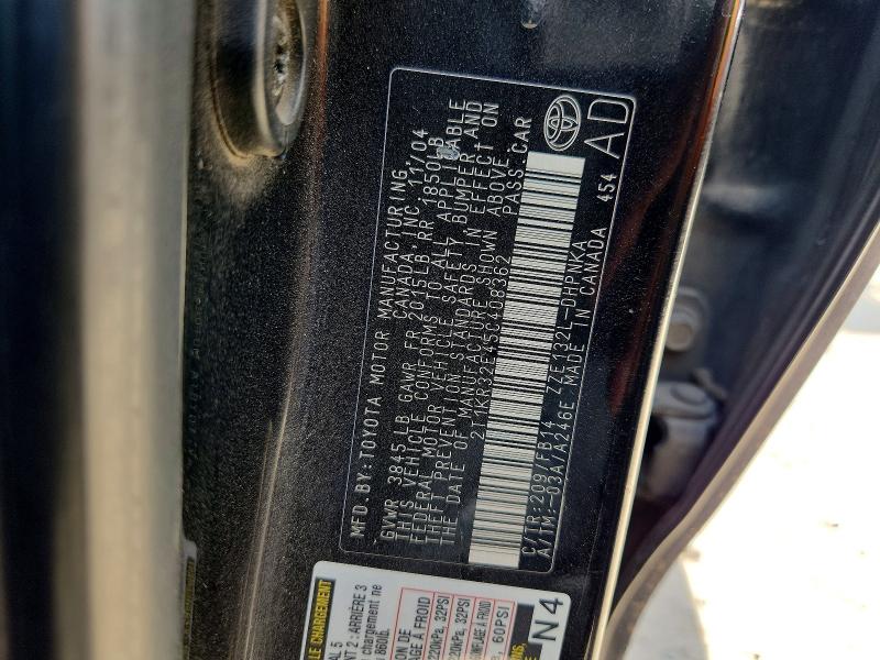 66291946 :رقم المزاد ، 2T1KR32E45C408362 vin ، 2005 Toyota Matrix مزاد بيع