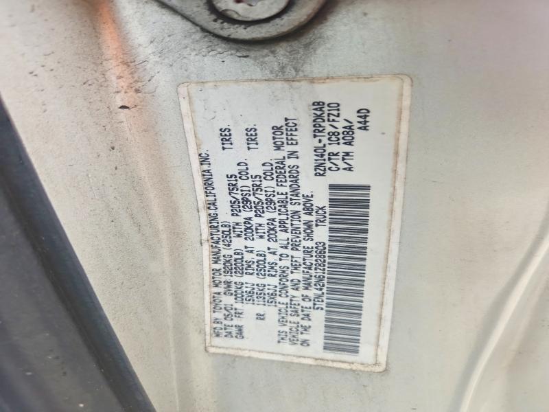 63813396 :رقم المزاد ، 5TENL42N61Z828603 vin ، 2001 Toyota Tacoma مزاد بيع