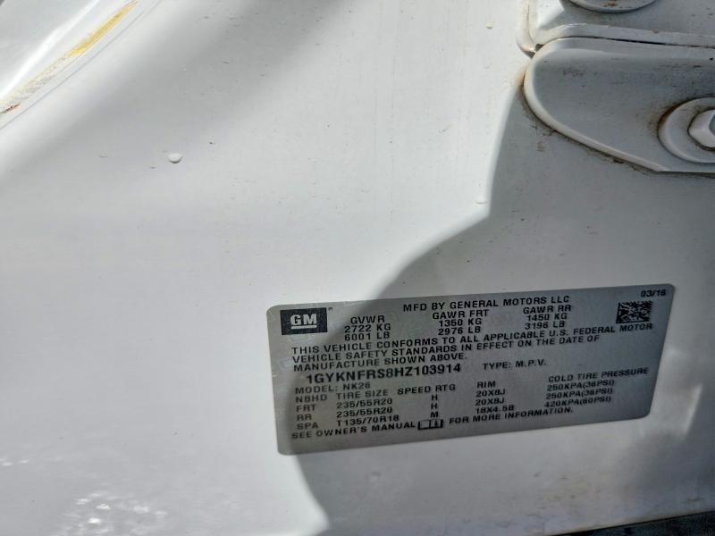 Продаж на аукціоні авто 2017 Cadillac Xt5, vin: 1GYKNFRS8HZ103914, номер лоту: 65210676
