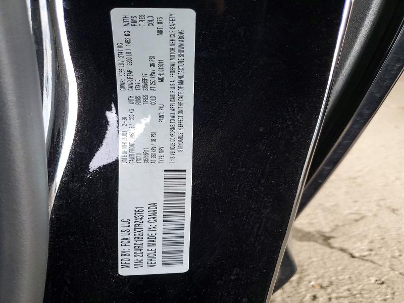 Aukcja sprzedaży 2026 Chrysler Pacifica, vin: 2C4RC1BGXTR243761, numer aukcji: 66453506