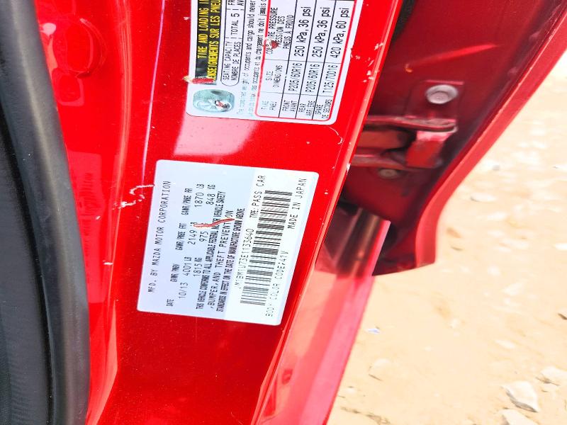 Aukcja sprzedaży 2014 Mazda 3, vin: JM1BM1U73E1133640, numer aukcji: 67124226