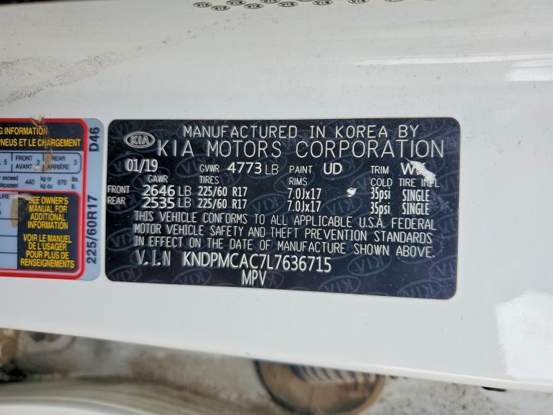 Aukcja sprzedaży 2020 Kia Sportage, vin: KNDPMCAC7L7636715, numer aukcji: 65033436