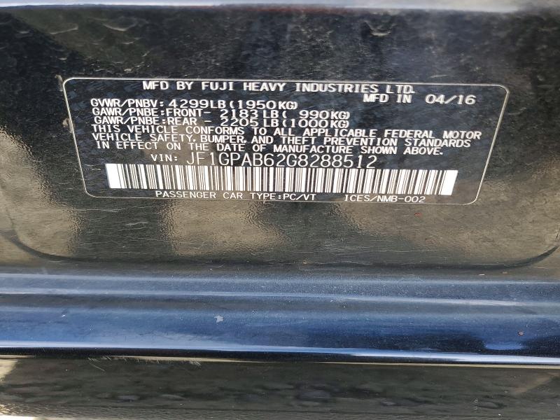 Продаж на аукціоні авто 2016 Subaru Impreza, vin: JF1GPAB62G8288512, номер лоту: 65693356