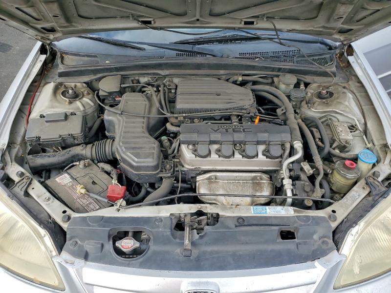 2001 Honda Civic მანქანა იყიდება აუქციონზე, vin: 1HGES25781L027529, აუქციონის ნომერი: 65347216