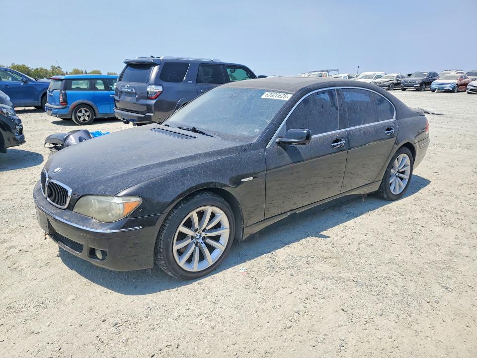 2007 Bmw 750 მანქანა იყიდება აუქციონზე, vin: WBAHL83547DT10653, აუქციონის ნომერი: 63920626
