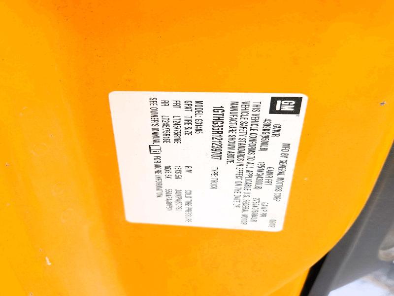 Aukcja sprzedaży 2002 Gmc Savana, vin: 1GTHG35R121239707, numer aukcji: 65444696