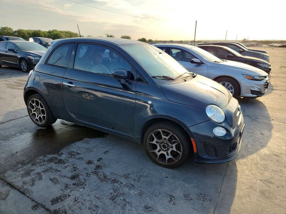 66199116 :رقم المزاد ، 3C3CFFKH5JT420931 vin ، 2018 Fiat 500 مزاد بيع
