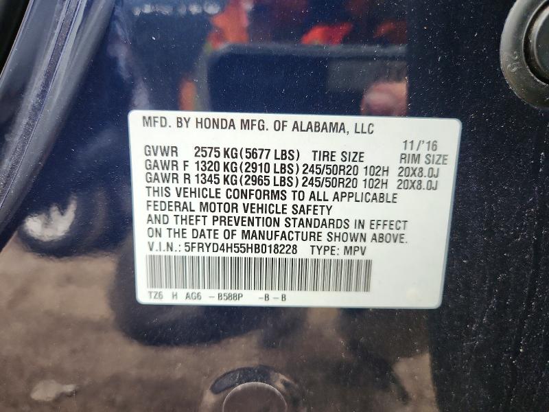 Продажа на аукционе авто 2017 Acura Mdx, vin: 5FRYD4H55HB018228, номер лота: 64325386