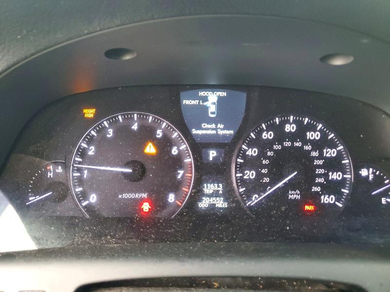 Aukcja sprzedaży 2010 Lexus Ls, vin: JTHDL5EF6A5001062, numer aukcji: 65263476
