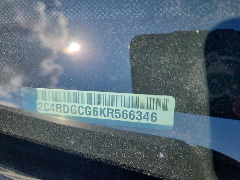 Aukcja sprzedaży 2019 Dodge Grand Caravan, vin: 2C4RDGCG6KR566346, numer aukcji: 67186766