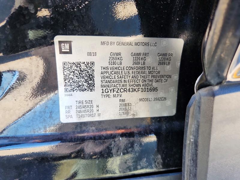 Продажа на аукционе авто 2019 Cadillac Xt4, vin: 1GYFZCR43KF101695, номер лота: 63521196