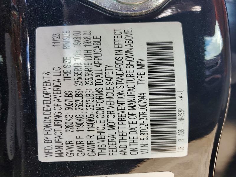 Продаж на аукціоні авто 2024 Acura Rdx, vin: 5J8TC2H37RL007944, номер лоту: 66897226
