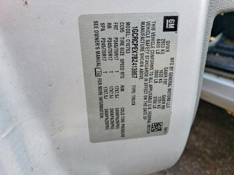 Продаж на аукціоні авто 2011 Chevrolet Silverado, vin: 1GCRCPEX7BZ413867, номер лоту: 65148686