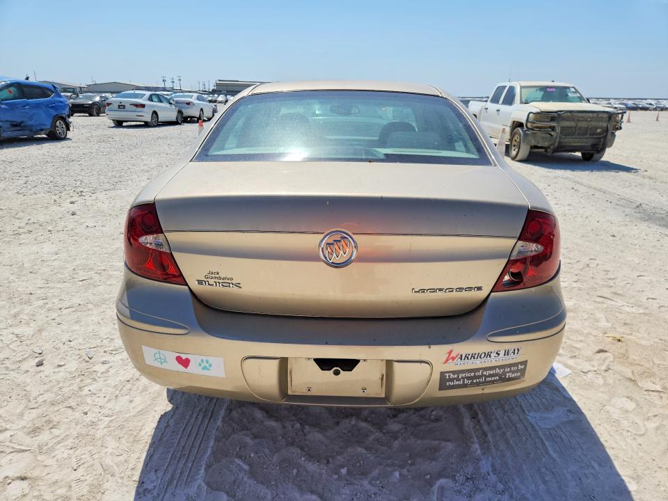 2005 Buick Lacrosse მანქანა იყიდება აუქციონზე, vin: 2G4WC532551225386, აუქციონის ნომერი: 66640326