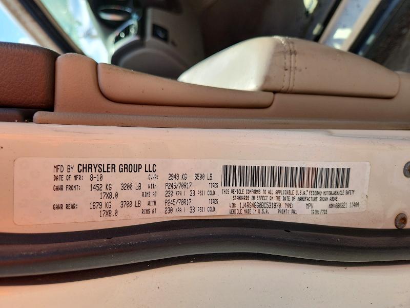Aukcja sprzedaży 2011 Jeep Grand Cherokee, vin: 1J4RS4GG0BC531870, numer aukcji: 64435856