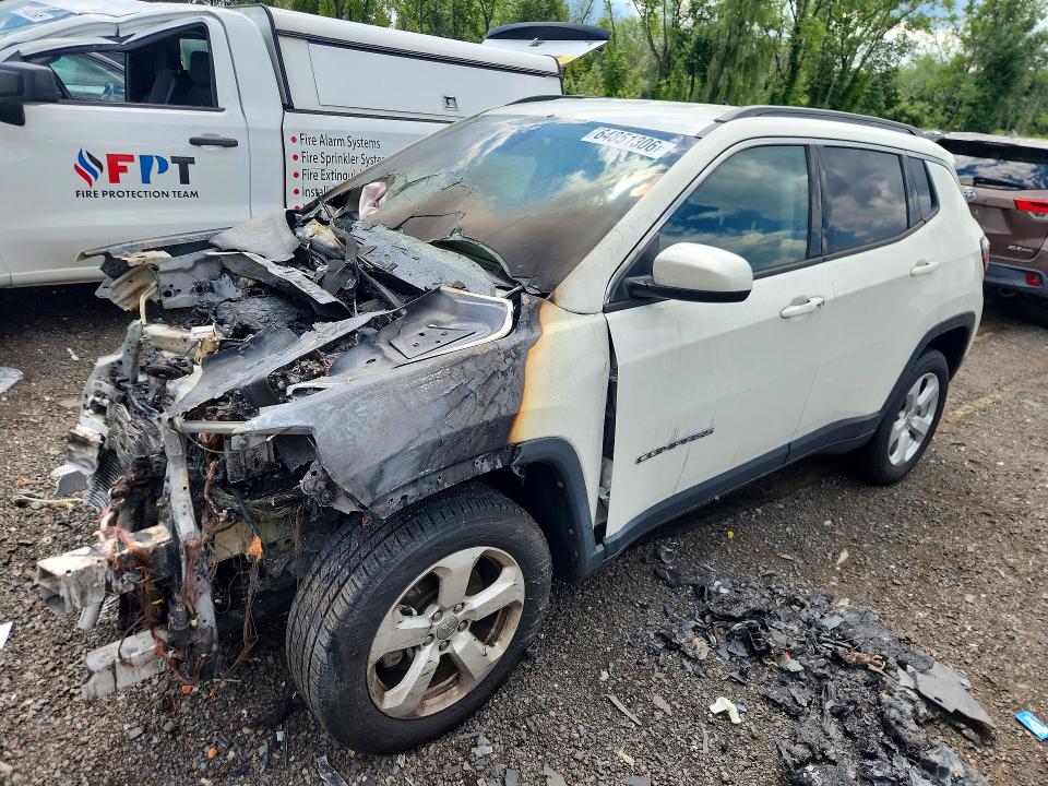 64851306 :رقم المزاد ، 3C4NJDBBXMT544104 vin ، 2021 Jeep Compass مزاد بيع