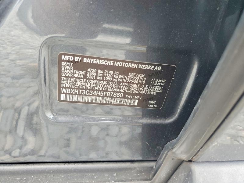 Продаж на аукціоні авто 2017 Bmw X1, vin: WBXHT3C34H5F87860, номер лоту: 66246116