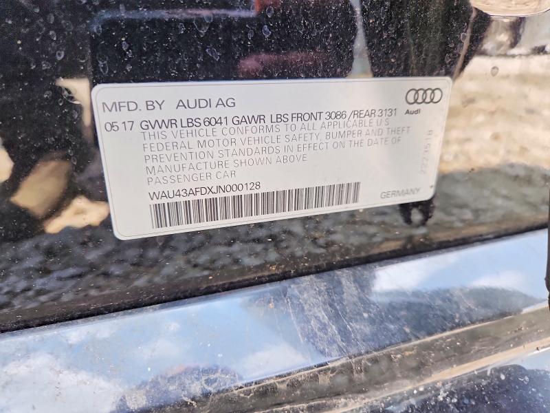 Aukcja sprzedaży 2018 Audi A8, vin: WAU43AFDXJN000128, numer aukcji: 64205886
