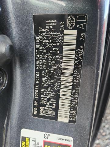Продаж на аукціоні авто 2012 Toyota Corolla, vin: 2T1BU4EEXCC895001, номер лоту: 63573896