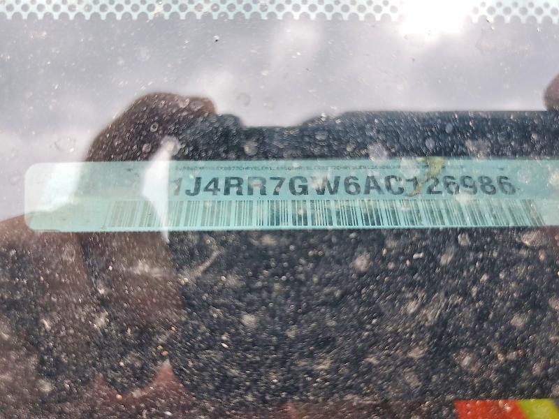 64448646 :رقم المزاد ، 1J4RR7GW6AC126986 vin ، 2010 Jeep Grand Cherokee مزاد بيع