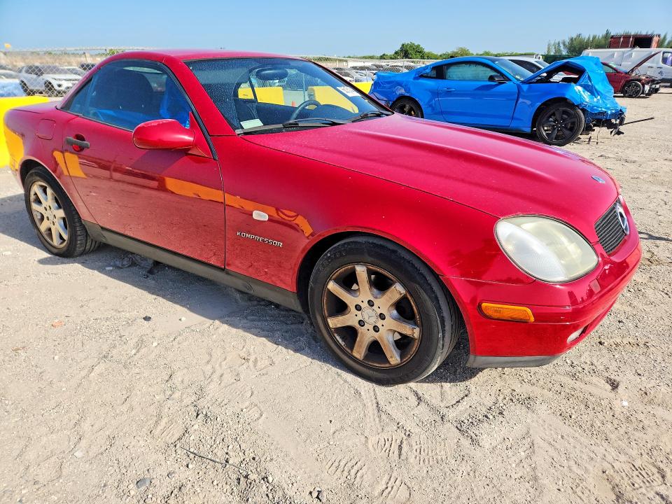 1998 Mercedes-benz Slk მანქანა იყიდება აუქციონზე, vin: WDBKK47F7WF043470, აუქციონის ნომერი: 65151446
