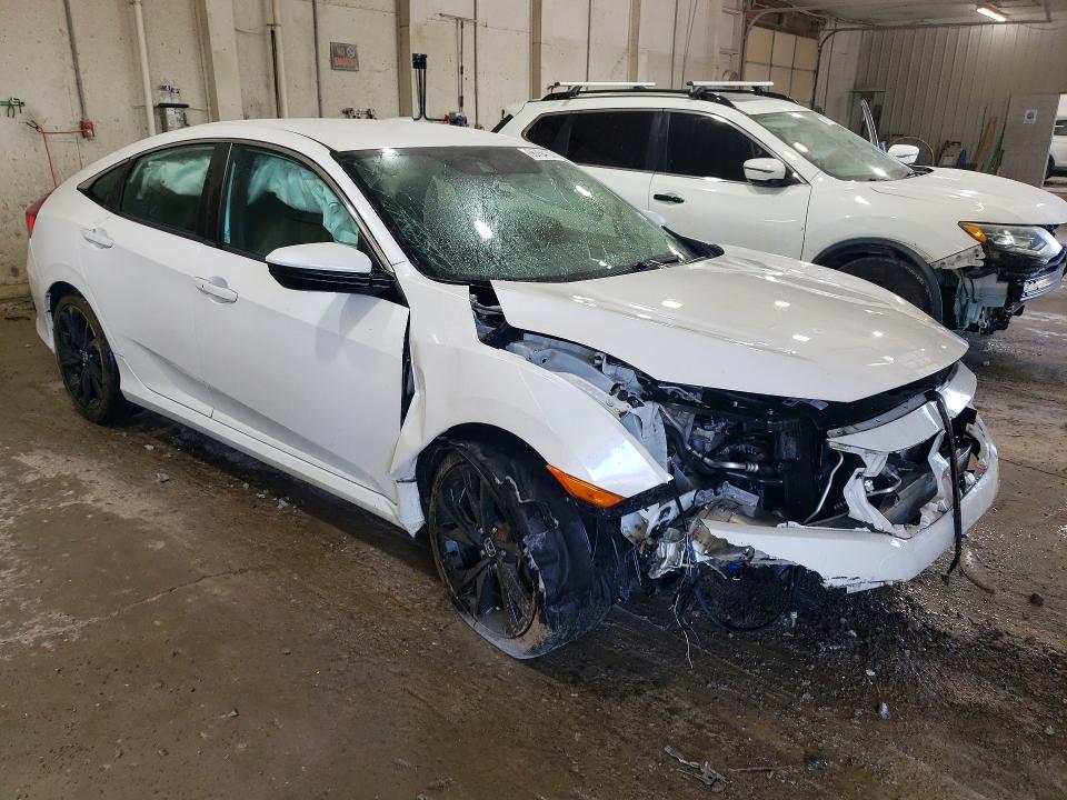 66754136 :رقم المزاد ، 19XFC2F82LE025827 vin ، 2020 Honda Civic مزاد بيع