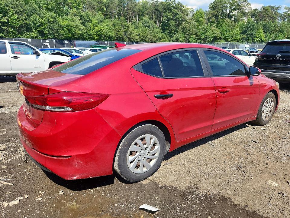 2017 Hyundai Elantra მანქანა იყიდება აუქციონზე, vin: 5NPD74LF9HH067666, აუქციონის ნომერი: 66100506