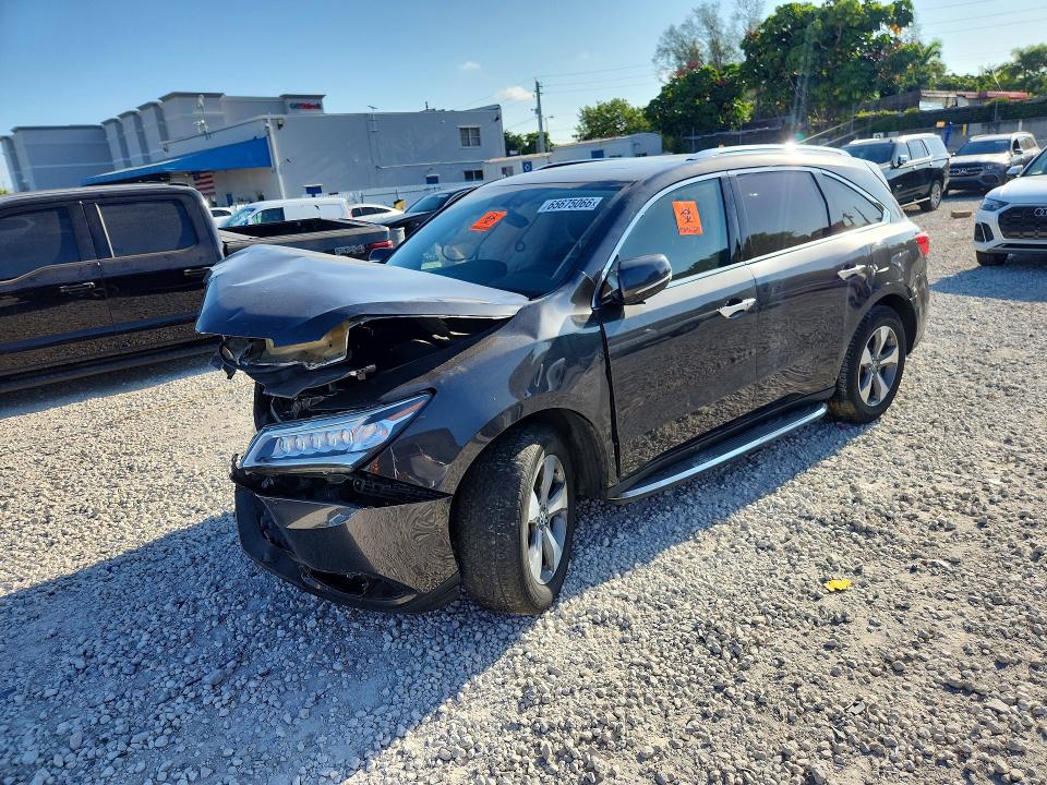 Aukcja sprzedaży 2016 Acura Mdx, vin: 5FRYD3H2XGB009183, numer aukcji: 65675066