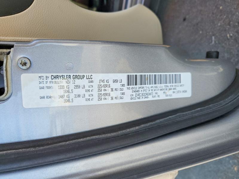 Aukcja sprzedaży 2013 Chrysler Town & Country, vin: 2C4RC1BG3DR630072, numer aukcji: 67170686