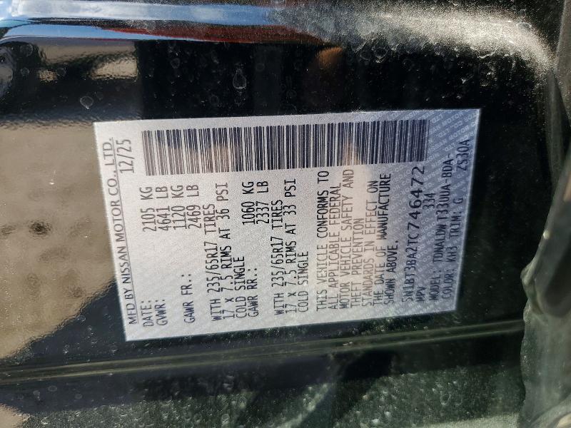 Aukcja sprzedaży 2026 Nissan Rogue, vin: 5N1BT3BA2TC746472, numer aukcji: 65041536
