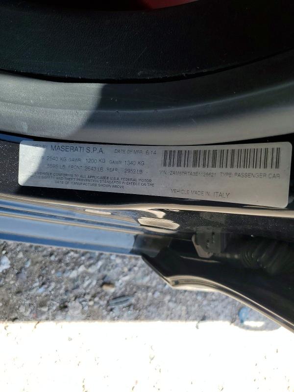 Продажа на аукционе авто 2014 Maserati Ghibli, vin: ZAM57RTA3E1126621, номер лота: 65345426