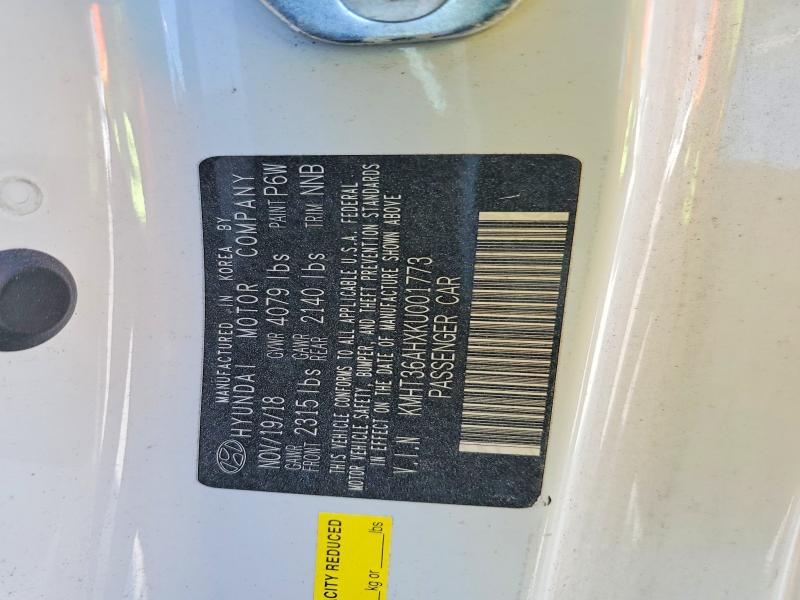 Aukcja sprzedaży 2019 Hyundai Veloster N, vin: KMHT36AHXKU001773, numer aukcji: 66623386