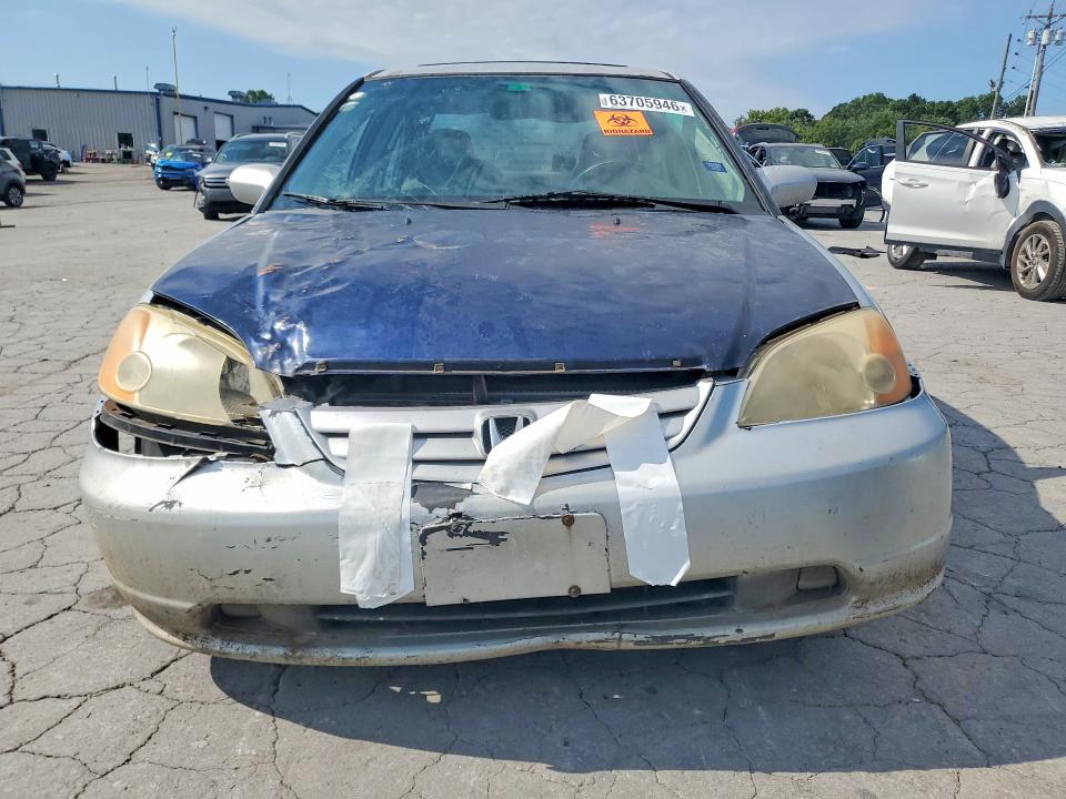63705946 :رقم المزاد ، 1HGES25712L002165 vin ، 2002 Honda Civic مزاد بيع