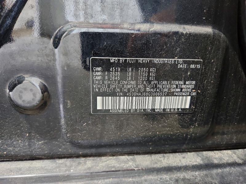 Aukcja sprzedaży 2016 Subaru Legacy, vin: 4S3BNAJ68G3006527, numer aukcji: 65863126