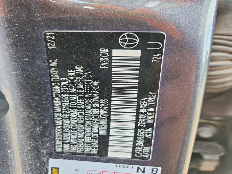 Продаж на аукціоні авто 2022 Toyota C-hr, vin: NMTKHMBX2NR141688, номер лоту: 66363956